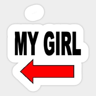 My girl Sticker